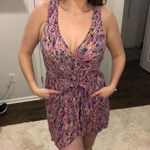 Confetti pattern Summer mini dress